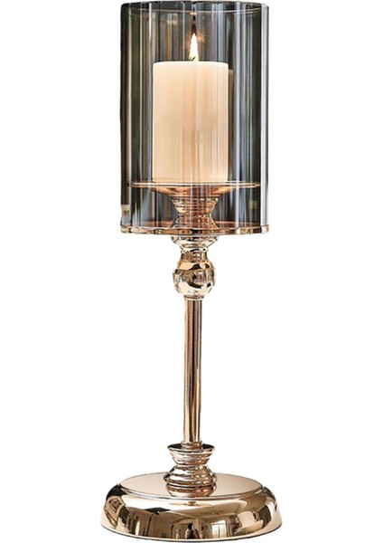 Sütun Mum Tutucu Stand Candelabra Şamdan Düğün Dekor M (Yurt Dışından)