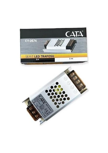 CT-2674 5A Süper Slim LED Trafosu 6 Adet Cata