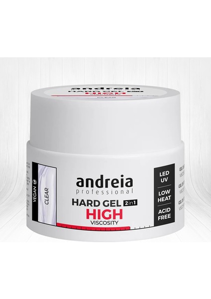 Hard Gel High Viscosity Soft White Protez Tırnak Yüksek Viskozite 44 G