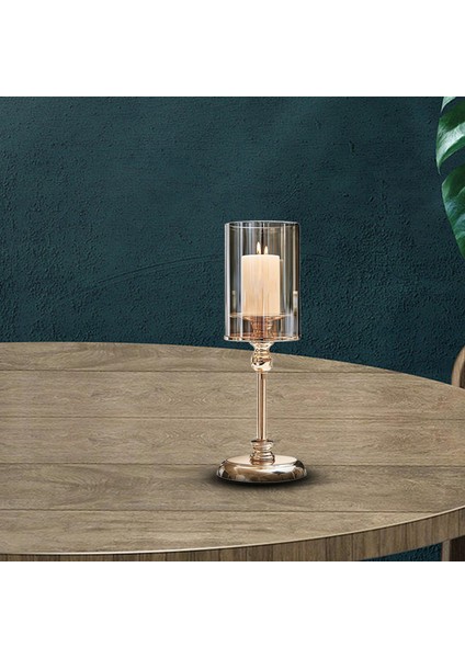 Sütun Mum Tutucu Stand Candelabra Şamdan Düğün Dekor M (Yurt Dışından)