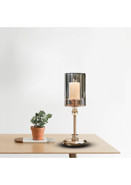 Sütun Mum Tutucu Stand Candelabra Şamdan Düğün Dekor M (Yurt Dışından)