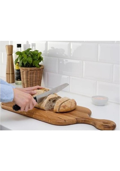 Artıstısk Büyük Boy Kesme Tahtası Meşe 59X25 cm Kesme Tahtası