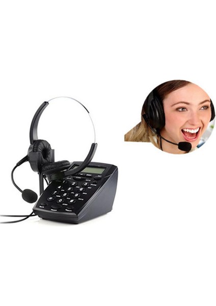 HT500 Iş Kablosu Telefon Telefon Kulaklık Seti Çağrı Merkezi Operatör Kulaklık (Yurt Dışından) fiyatları