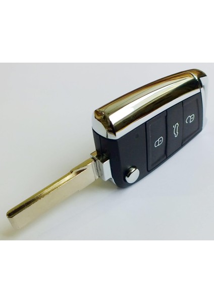 Seat Leon Ibiza Toledo 2013+ Krom Anahtar Kumanda Kabı Logolu