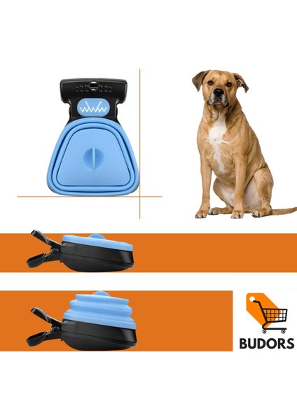 Taşınabilir Pet Kaka Dışkı Toplama Kepçesi Dog Poop Scooper Mavi Renk 1 Adet