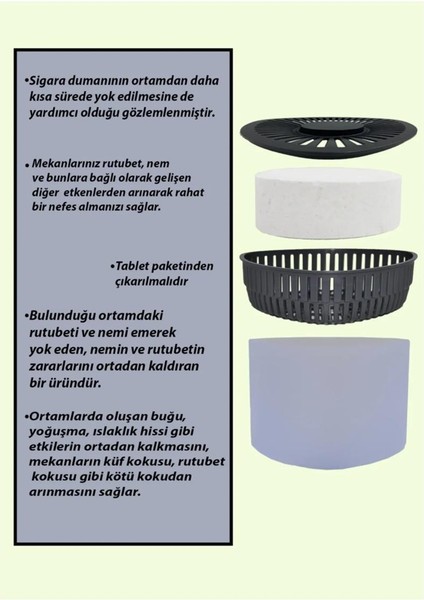 Saban Nem Alıcı Rutubet Giderici Aparat + Tablet 500 gr Naturel fırsatları