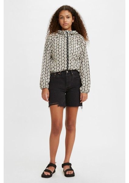 501 Mid Thigh Kadın Şort - Lunar Black