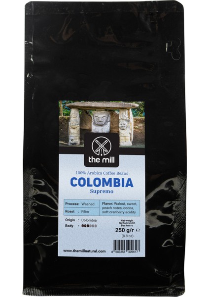 The Mill Colombia Supremo Çekirdek Kahve 250 gr