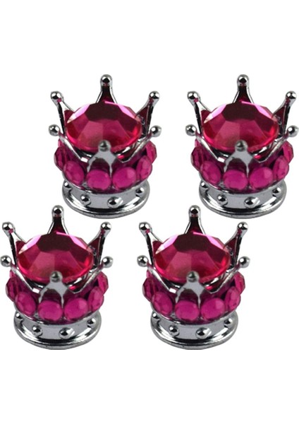 8 Adet Taç Coral Bling Kraliçe Valf Kapakları Lastik Tekerlek Kök (Yurt Dışından) modelleri