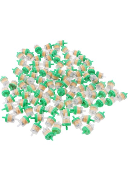 100 Adet Evrensel Motosiklet Sline Gas Petrol 6mm 1/4 "yeşil (Yurt Dışından)