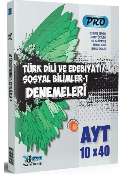 Yayın Denizi Yayınları AYT Türk Dili ve Edebiyatı Sosyal Bilimler Pro 10 x 40 Denemeleri