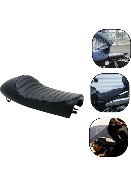 Suzuki Xj Cb Için Universal Black Cafe Racer Seat Saddle (Yurt Dışından) modelleri