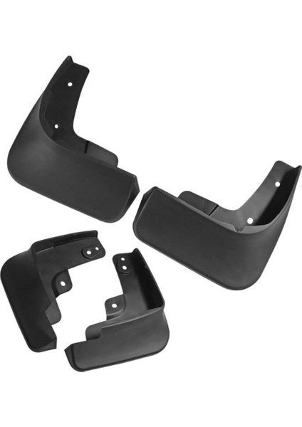 Araba Çamur Flaps 4 Adet Ön Set - Siyah (Yurt Dışından) indirimleri