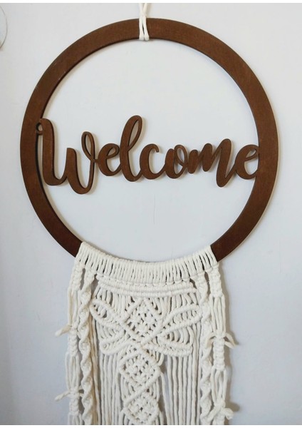 Makrome Welcome Kapı Süsü fiyatları