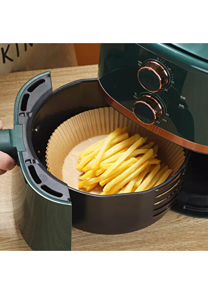 Büyük Boy Fritöz Pişirme Kağıdı Xl-Xxl  Uygun Air Fryer Tüm Markalara Uygun 20 Adet