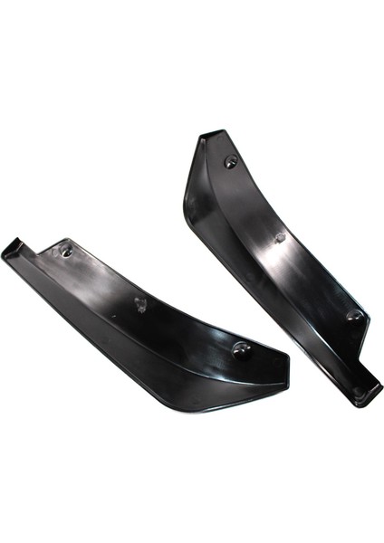 1 Çift Arka Tampon Dudak Ayırıcı Dekoratif Kamyonlar Off-Roads Suv'lar Parlak Siyah (Yurt Dışından) fırsatları