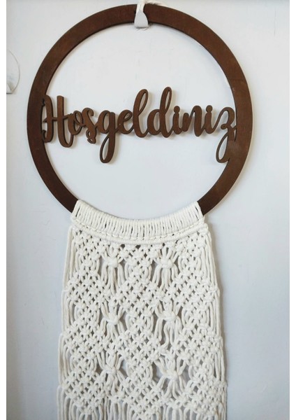 Makrome Hoşgeldiniz Kapı Süsü fırsatları