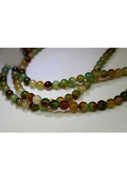 Akik Taşı Dizi 8mm 4406