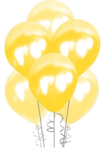 Metalik Sarı Balon 100'LÜ