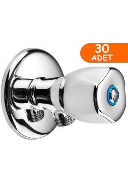 30 Adet Eca Pınar Rozetli Ara-Taharet Musluğu 104 (Toptan) Blister Ambalajlı