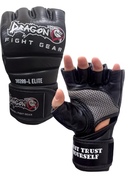 Dragon Do 30299-L Elite Mma Eldiveni Hakiki Deri Serbest Dövüş Eldiveni