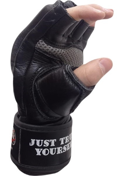 30299-L Elite Mma Eldiveni Hakiki Deri Serbest Dövüş Eldiveni fırsatları