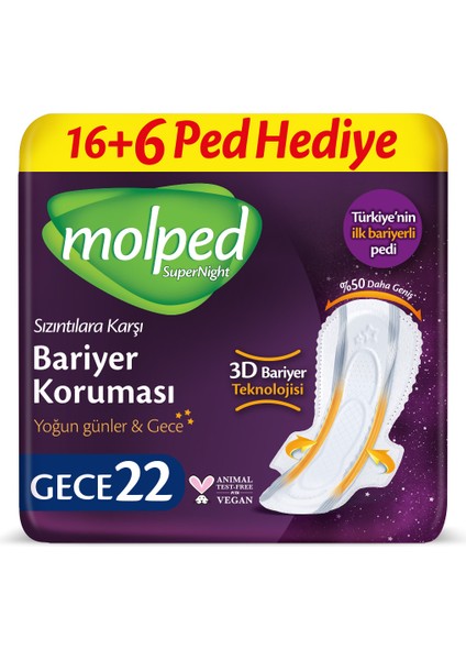 Supernight Gece 22li