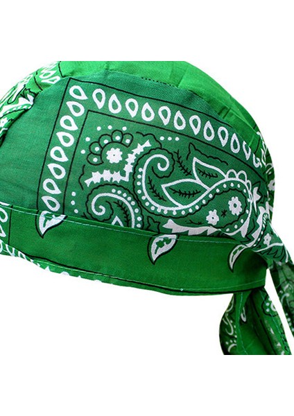 Korsan Şapkalar Bandana Beanie Hızlı Kurutma Pamuk Başı, Paten Pateni Yeşil Için Sarar (Yurt Dışından)