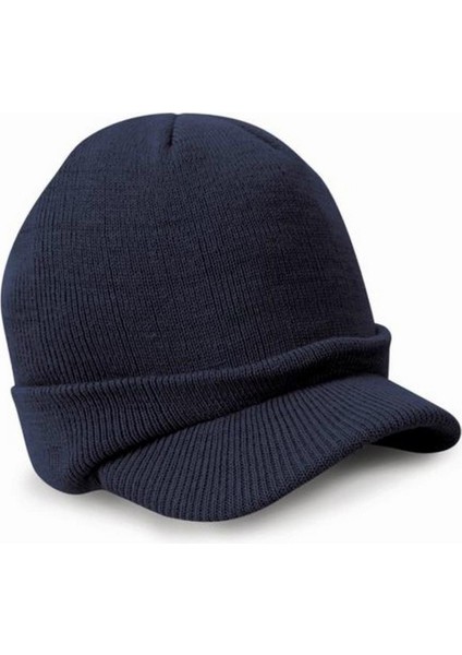 Unisex Erkek Kış Boyu ile Kış Sıcak Örme Şapka Koyu Mavi (Yurt Dışından) modelleri