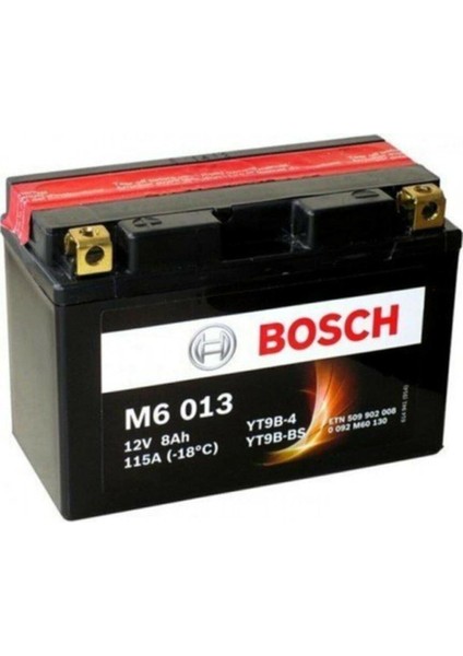 Xt 660 Z Tenere M6013 YT9B - Bs Motosiklet Akü Bosch YT9B
