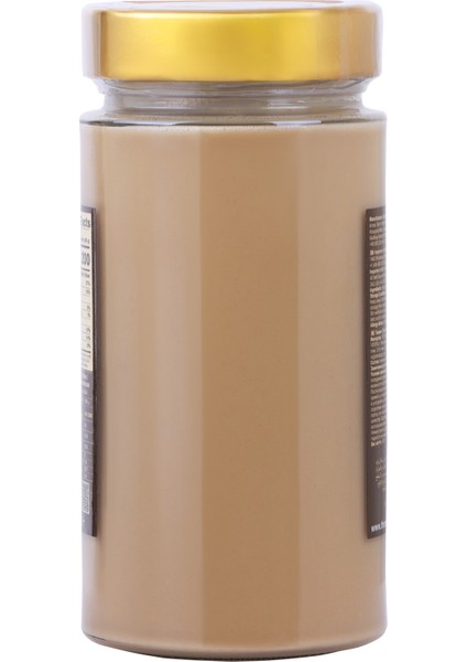 Tahin 500 gr Cam Kavanoz - Helal - Vegan - İnce Öğütülmüş Susam - Doğal Olarak İşlenmiş - Atıştırmalık ve Kahvaltı İçin İdeal - Pekmezle Karıştırılabilir - Demir ve Vitamin Kaynağı