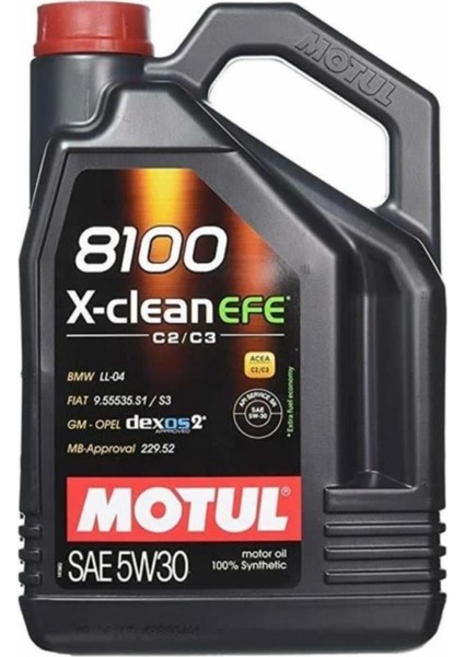 8100 X-Clean Efe 5W-30 4lt