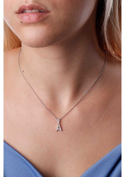 Zirkon Harf Kolye 002 A fırsatları