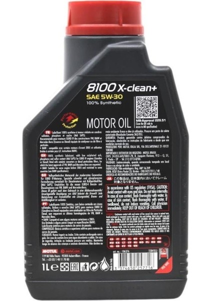 8100 X-Clean+ 5W30 1 Litre fırsatları