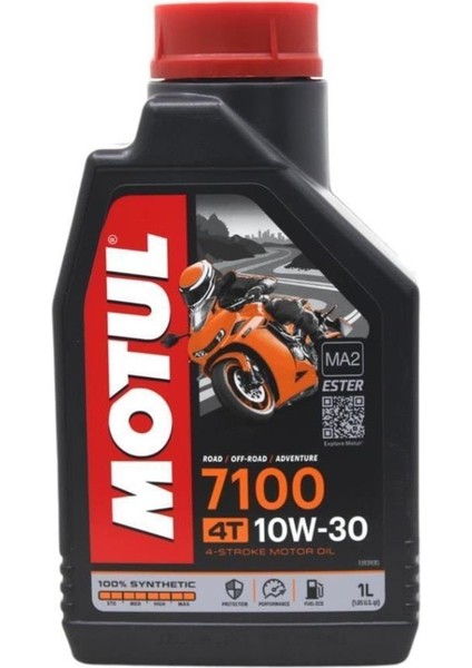 7100 10W30 4t 1 Litre Motosiklet Yağı