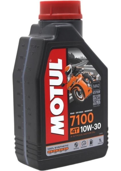 7100 10W30 4t 1 Litre Motosiklet Yağı