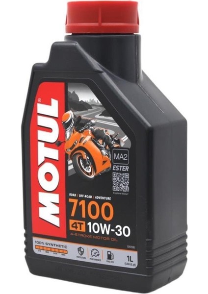 7100 10W30 4t 1 Litre Motosiklet Yağı