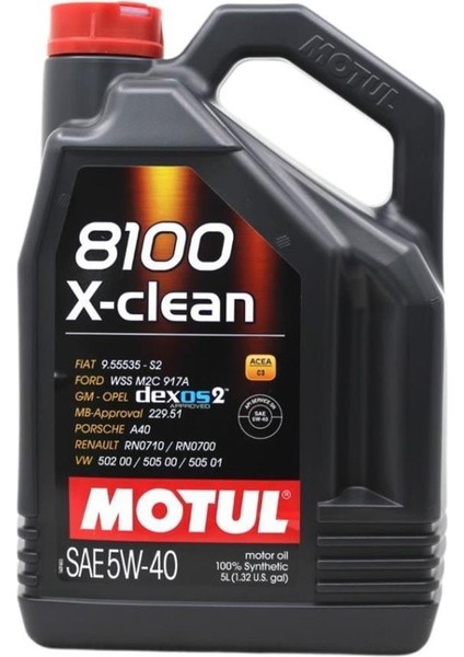 8100 X-Clean 5W40 5 Litre