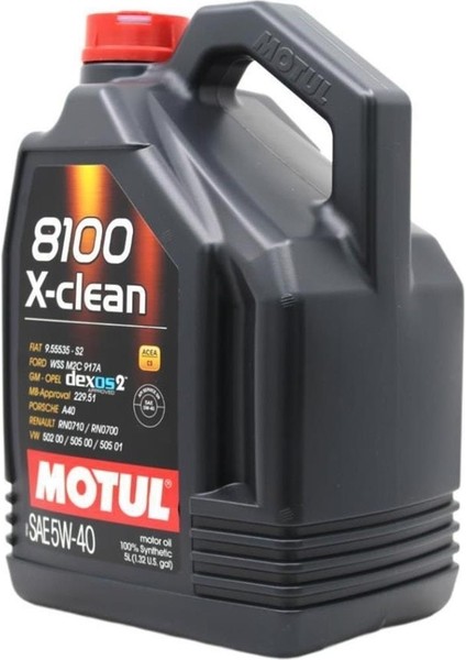 8100 X-Clean 5W40 5 Litre modelleri