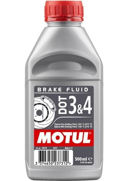 Brake Fluid Dot 3&4 500ML Fren Hidrolik Yagi