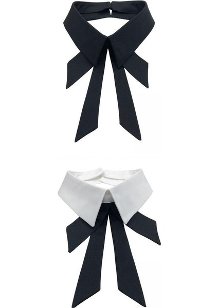 Kadınlar Sahte Yaka Bowknot Kız Sahte Yay (Yurt Dışından)