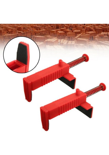 2ADET 95125MM Tuğla Kelepçeler Runner Duvar Inşaat Inşaat Fixer Aracı (Yurt Dışından)