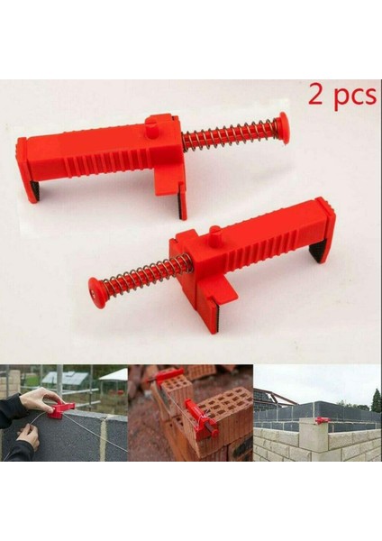 2ADET 95125MM Tuğla Kelepçeler Runner Duvar Inşaat Inşaat Fixer Aracı (Yurt Dışından)