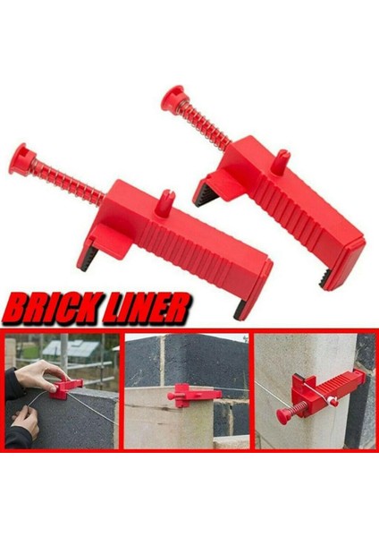 2ADET 95125MM Tuğla Kelepçeler Runner Duvar Inşaat Inşaat Fixer Aracı (Yurt Dışından)