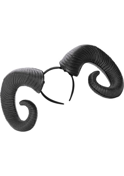 Head Band Orman Hayvan Ram Steampunk Performans Cadılar Bayramı Cosplay Için (Yurt Dışından) modelleri