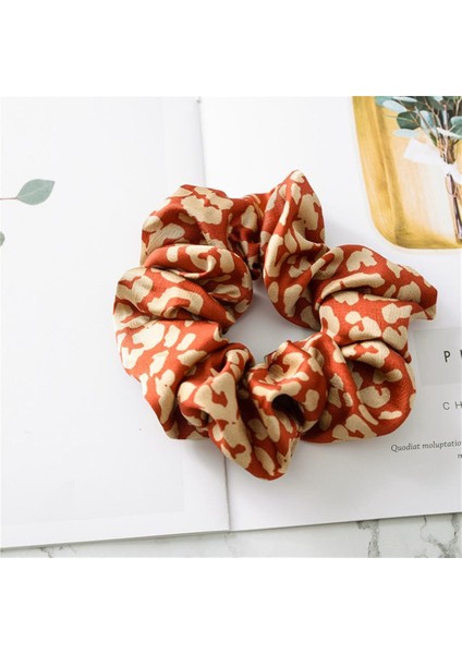 9x Lady Leopar Saç Scrunchies Kauçuk Saç Bant Gerilebilir Saç Bağları (Yurt Dışından) fırsatları