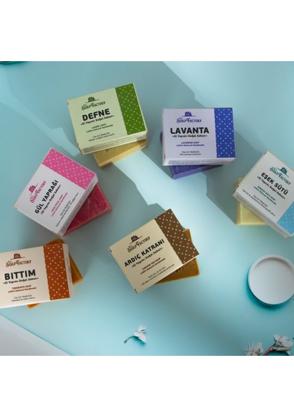 Klasik Seri El Yapımı Lavanta Sabunu 110 g - Vegan - Lüks - Bütün Cilt Tipleri İçin - Geleneksel Kaynatma Yöntemi - Üstün Cilt Bakımı - Bitkisel