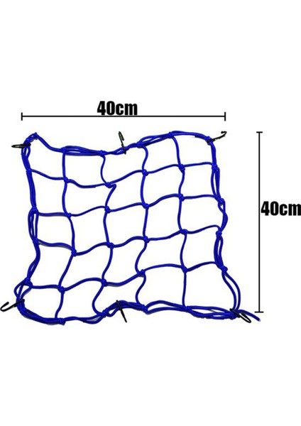 Evrensel Kask Filesi Plastik Kancalı 40 x 40 cm