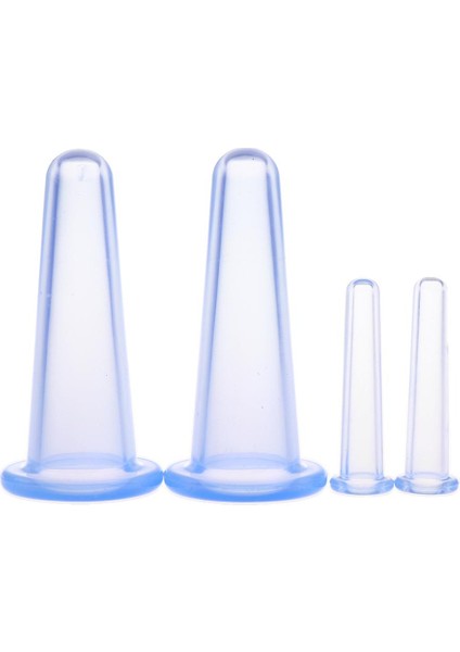 4 Adet Yüz Vakum Silikon Masajı Çukurluğu Seti Yüz Göz Kupaları ve Saklama Çantası Mavi (Yurt Dışından) fırsatları