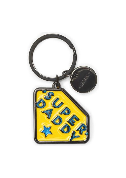 Anahtarlık- Emaye Air Super Daddy